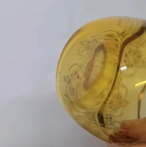 Murano Italy 24 Kt Gold Floral Glass Decanter & 6 Matching Glasses - Picture 2 of 16